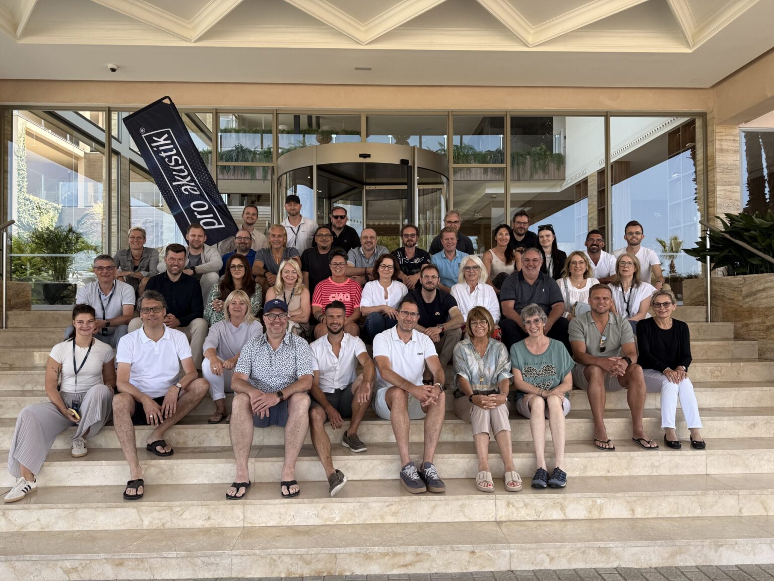 Mitglieder der pro akustik bei der Jahrestagung 2026 auf Mallorca